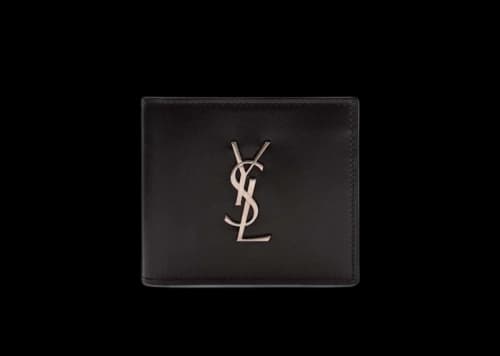 Saint Laurent East West Bifold Wallet Black