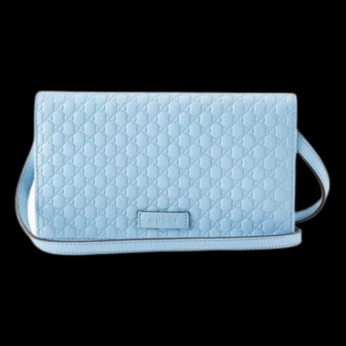 Gucci Leather Single Shoulder Bag Blue (Women's)