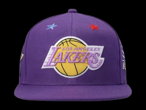 NBA Los Angeles Lakers Hardwood Classics 1997 All-Star Weekend Top Star Snapback Hat Purple
