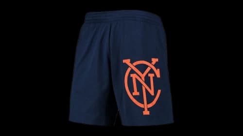 Mitchell & Ness New York City FC Monogram Shorts Navy