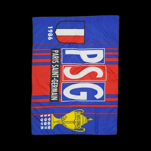 Vintage Paris Saint-Germain Foulard Trophy Scarf 'Blue/Red/Yellow'