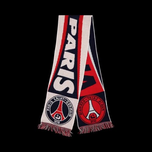 Vintage Paris Saint-Germain Logo Scarf 'Navy/Red'