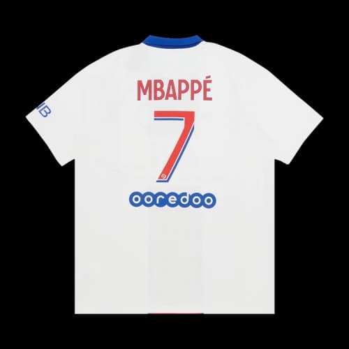 Pre-Owned Paris Saint-Germain 50th Anniversary Edition Mbappé #7 Away Jersey 'White'