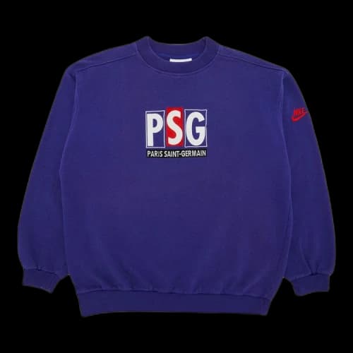 Vintage Paris Saint-Germain Home Stadium Sweatshirt 'Blue'