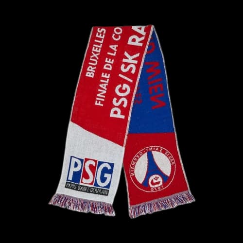 Vintage Paris Saint-Germain Final Cup Edition Home Stadium Scarf 'Red'