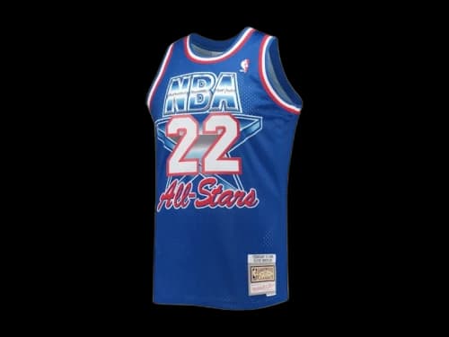 Mitchell & Ness x NBA Western Conference Clyde Drexler Hardwood Classics 1992 All-Star Game Swingman Jersey Royal Blue