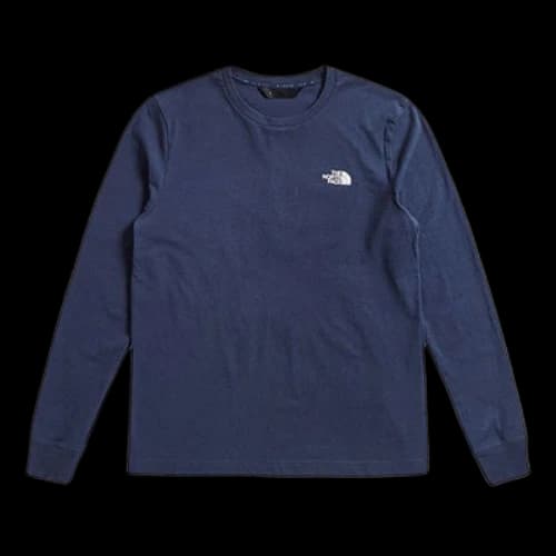 THE NORTH FACE Urban Exploration FlashDry Black Series Logo Embroidered Long Sleeve Tee Blue