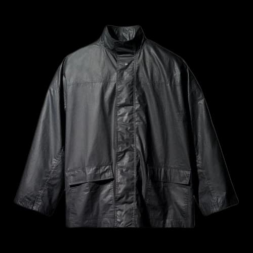 Yeezy Gap Coated Cotton Light Parka Black