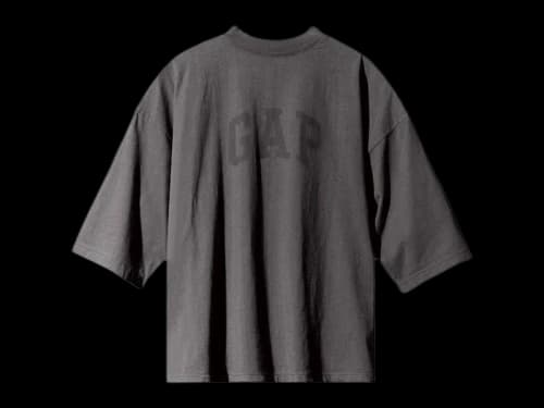 Yeezy Gap Engineered by Balenciaga Dove 3/4 Sleeve Tee Dark Grey