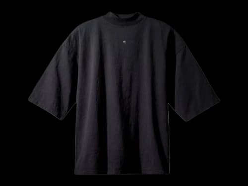 Yeezy Gap Logo 52 Logo 3/4 Tee Black