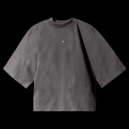 Yeezy Gap Logo No Seam Tee Dark Grey