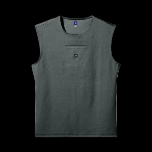 Yeezy Gap Mens Sleeveless Second Skin Dark Green