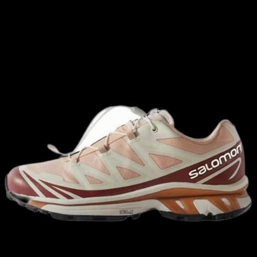 Salomon x Kith XT-6 GTX GORE-TEX Cream Pink Red