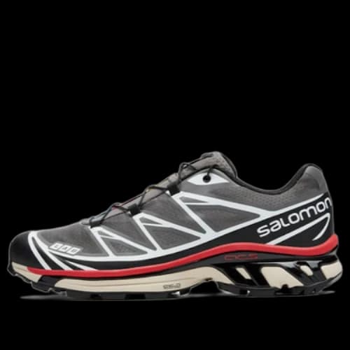 SALOMON XT-6 'Pewter Black Aurora Red'