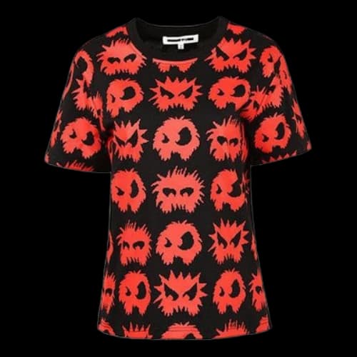 McQ Alexander McQueen Printing Casual Short Sleeve Black