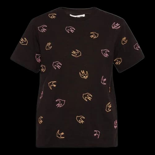 McQ Alexander McQueen Cotton Short Sleeve Black