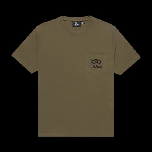 Parra Weird Eye Logo T-Shirt 'Olive'