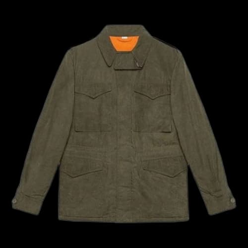 Gucci Short Street Style Plain Blazers Jackets 'Olive Green'