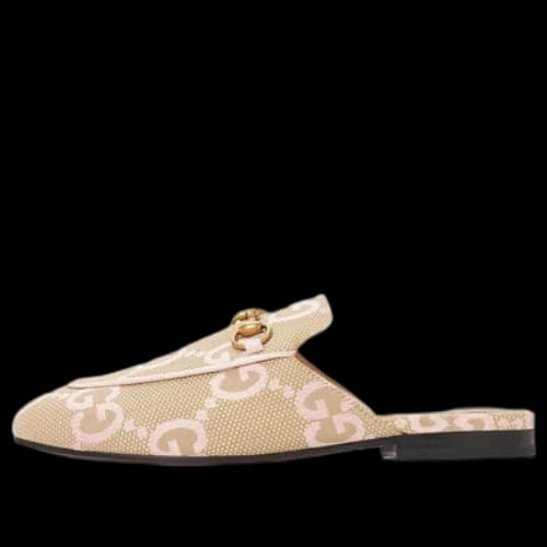 Gucci Jumbo GG Princetown Slipper 'Beige Light Pink' (Women's)