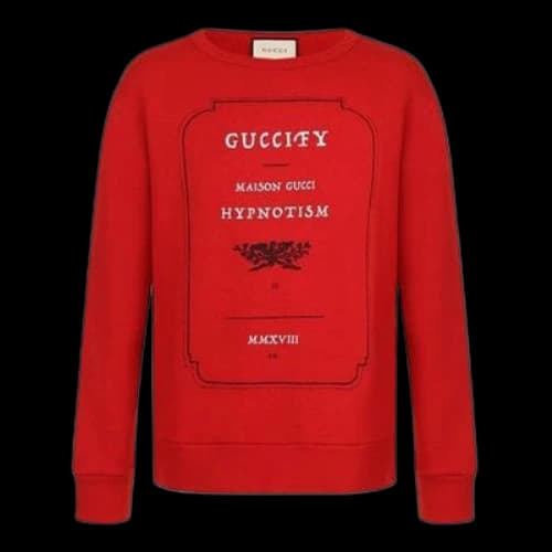 Gucci Hypnotism Graphic Sweatshirt 'Red'