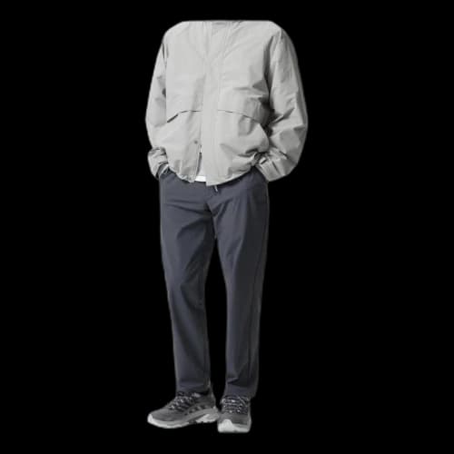 UNIQLO Ultra Stretch Pants 'Dark Grey'