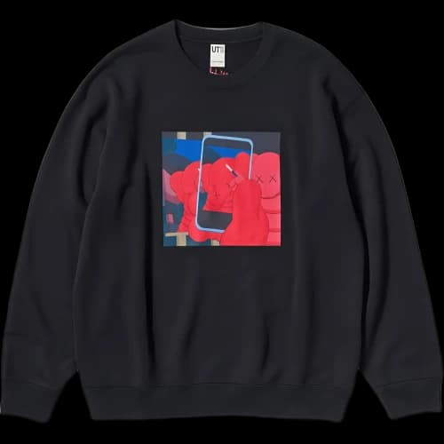 UNIQLO x KAWS x Warhol Graphic Sweatshirt 'Black'