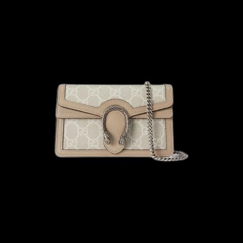 Gucci Dionysus GG Super Mini Bag 'Beige/White'