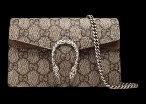 Gucci Dionysus GG Supreme Super Mini Bag Taupe