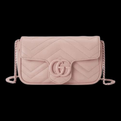 Gucci GG Marmont Super Mini Bag 'Light Pink Leather' (Women's)