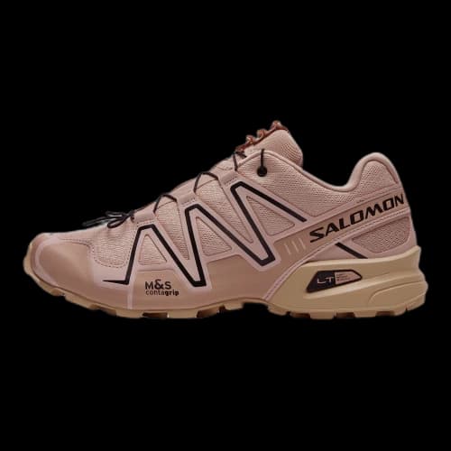 SALOMON Speedcross 3 Running Shoes Unisex Low Top Mahogany Rose Red/Black/Light Umber
