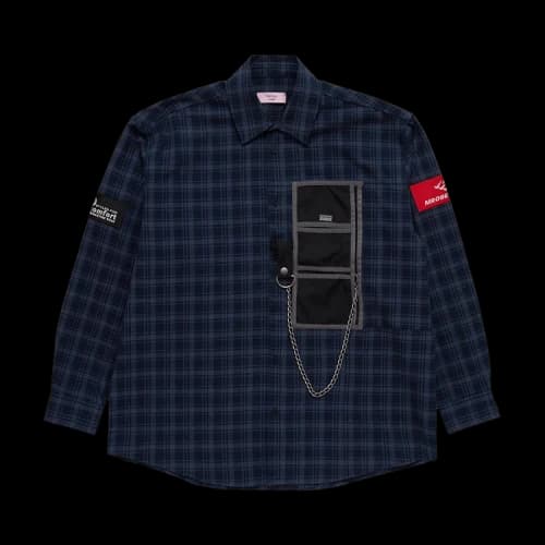 Martine Rose Wallet Shirt 'Blue'