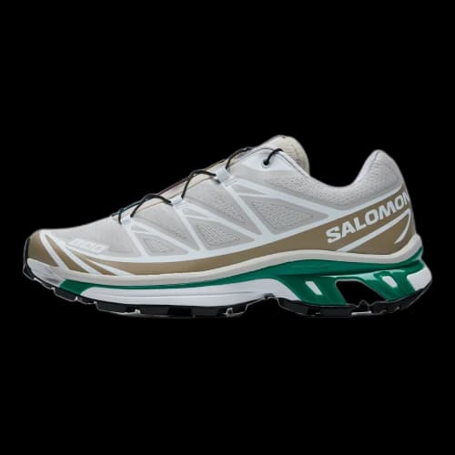 SALOMON XT 6 Casual Running Shoes Unisex Earth Gray Copper Green