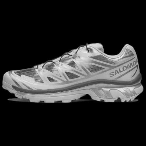 SALOMON XT 6 Low top Agile ChassisTM System/Mud Contagrip Casual Running Shoes Unisex Silver Gray