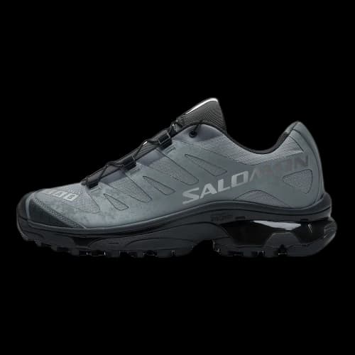 SALOMON XT 4 Running Shoes Unisex Heritage Gray Asphalt Gray Silver