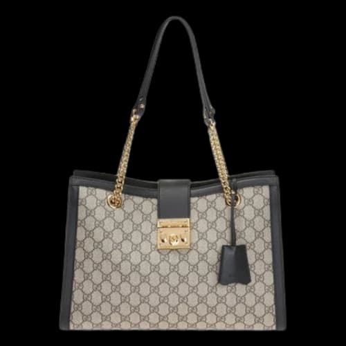 Gucci GG Padlock Series Single-Shoulder Bag Middle Size 'Creamy Brown' (Women's)