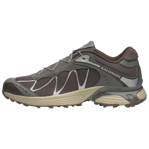SALOMON XT WHISPER Cushioning Abrasion Resistant Coverage Support Lightweight Casual Running Shoes Men's Gray Brown