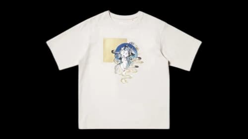 Uniqlo x POP MART SKULLPANDA Women's UT Graphic T-Shirt Natural