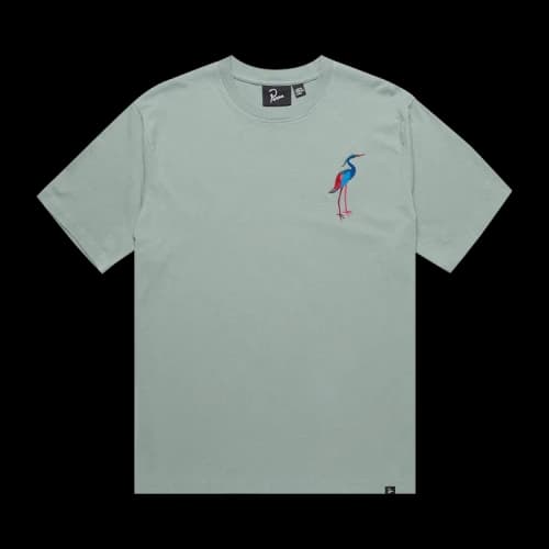 Parra The Common Crane T-Shirt 'Pistache'
