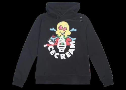 Icecream Ice Cream Licorice Hoodie Black