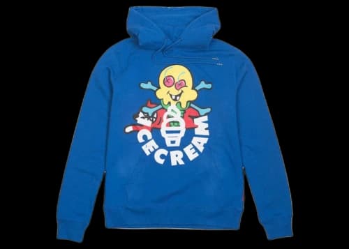 Icecream Ice Cream Licorice Hoodie Blue
