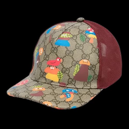 (PS) Gucci Kids Monogram-Print Baseball Hat 'Camel Ebony'