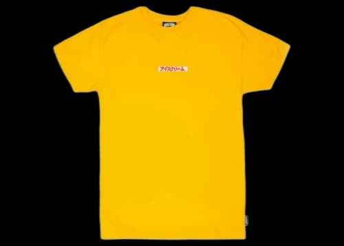 Icecream Ice Cream Manga Tee Yellow
