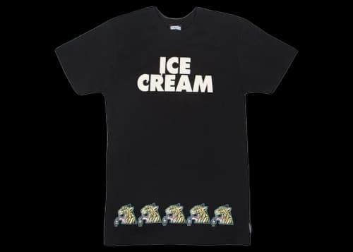 Icecream Ice Cream Cream Tee Black