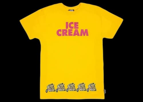 Icecream Ice Cream Cream Tee Yellow