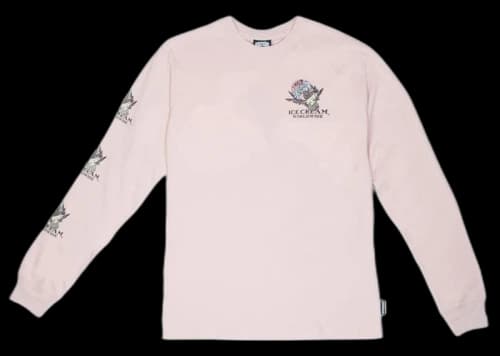 Icecream Ice Cream Giving Long Sleeve Tee Pink/Rose