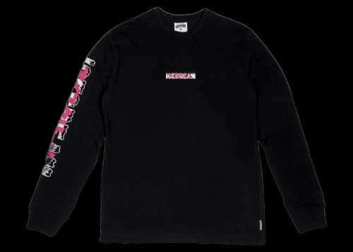 Icecream Ice Cream Transition Long Sleeve Tee Black
