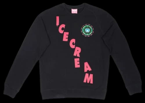 Icecream Ice Cream Time Crew Sweater Black