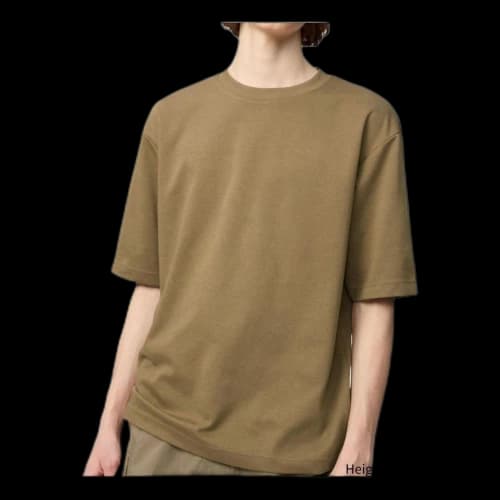 UNIQLO U AIRism Cotton Half Sleeve Oversized T-Shirt 'Brown'