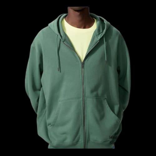 Uniqlo Sweat Full-zip Hoodie 'Green'