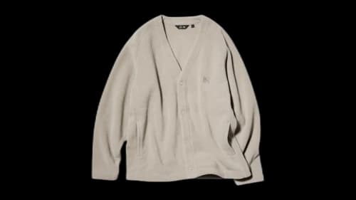 Uniqlo x Needles Fleece Cardigan (Asia Sizing) Beige